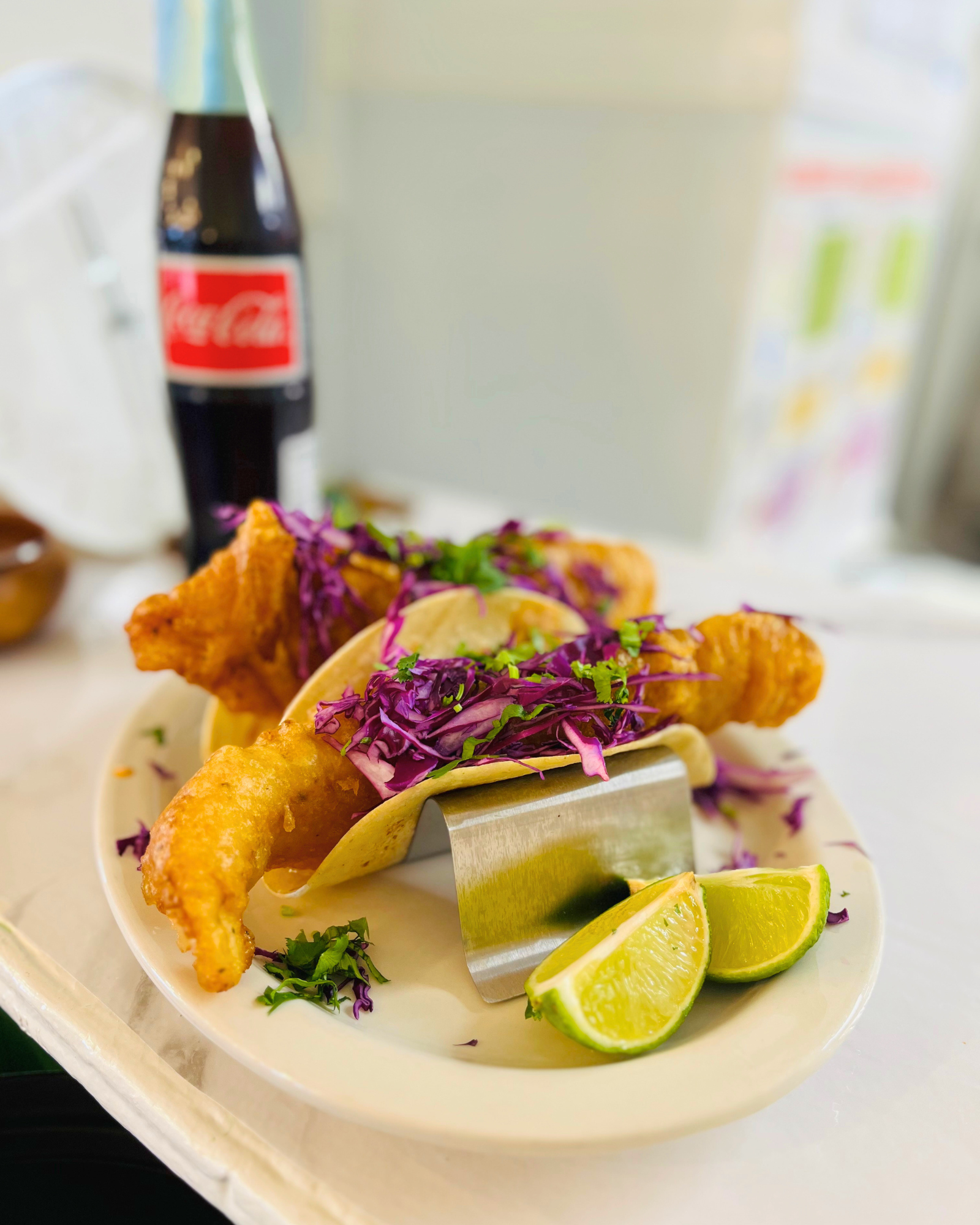 Fish tacos 2 with chipotle sauce
